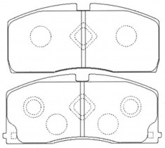 FiT : BRAKE PADS : FP6162