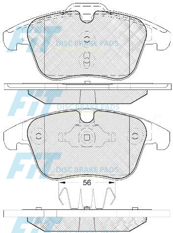 FiT : BRAKE PADS : FP1306