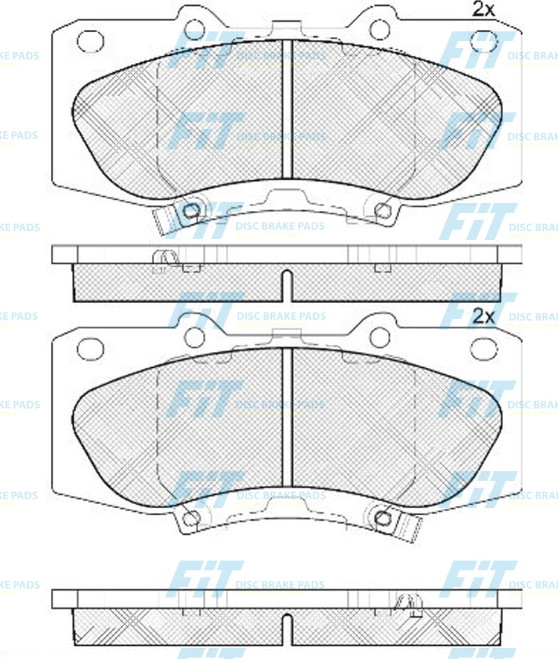 FiT : BRAKE PADS : FP1567