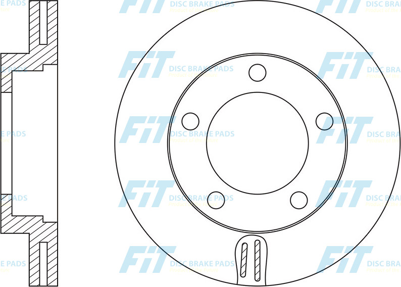 FiT : ROTOR DISC : FR0707V